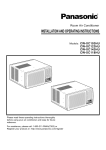 Panasonic CW-XC123HU Air Conditioner