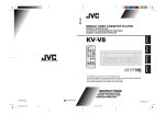 JVC KV-V8 VHS/S-VHS playback VCR