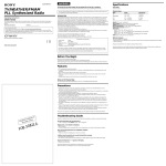 Sony ICF-M410V AM/FM/Weather/TV Radio - C:\Other Documents\MANUALS 1\Manuals 02-10\Sony\Sony ICF-M410S\Sony ICF