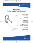 Plantronics M2500 Consumer Headset - Plantronics M2500_EMEA_66283i