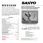 Sanyo DS31520 31" TV