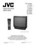 JVC C-13911 13" TV