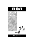 RCA Lyra RD2211 64 MB MP3 Player
