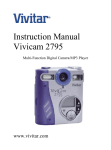 Vivitar ViviCam 2795 Digital Camera