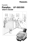 Panasonic Panafax UF-585 Plain Paper Laser Fax