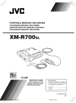 JVC XM-R70 Personal MiniDisc Player