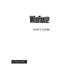Symantec WinFax Pro for PC
