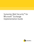 Symantec Mail Security 4.5 for Microsoft Exchange for PC