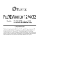Plextor PlexWriter RW 12/4/32 Burner