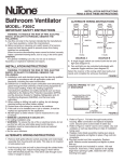 Broan-NuTone N-F305C Combination Light Fan Exhaust Fan