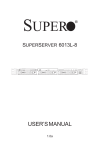 SuperMicro SuperServer 6013L-8