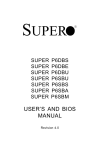 SuperMicro p6sba Motherboard