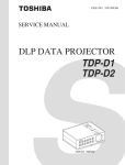 Toshiba TDP D2 Multimedia Projector - TDP-D1