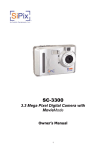 SiPix SC-3300 Digital Camera