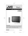 JVC AV-34WP84 Television