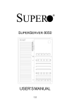 SuperMicro SuperServer 8050