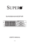 SuperMicro SuperServer SYS-6033P