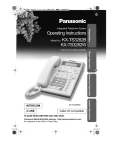 Panasonic KX TS3 Corded Phone