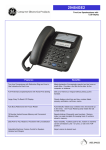 GE 29484GE2 Corded Phone