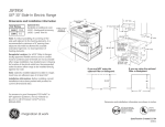 GE JSP39SKSS Stainless Steel Electric Kitchen Range