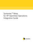 Symantec Event Relay for HP OpenView 1.0 (10112892)