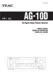 Teac AG-10D Receiver