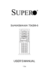 SuperMicro 4U 7042M