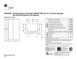 GE PSW23PSRSS Side by Side Refrigerator