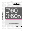 Nikon F60 35mm SLR Camera
