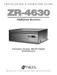 Niles ZR4630 Amplifier