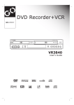 GoVideo Go Video VR3840 DVD Recorder/VCR