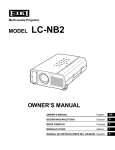 Eiki LC NB2UW Multimedia Projector - C:\temp1\flv\EIKI-LC-NB2 manual\Eiki-LC-nb2