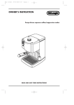DeLonghi BAR 140 Espresso Machine - DeLonghi%20BAR%20140%20F%20espresso%20manual