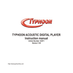 Typhoon Acoustic  MP3 Player