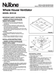 Broan-NuTone N-WHV20 Whole House Fan Attic Fan