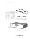 Sunfire 400 Five 5-Channel Amplifier