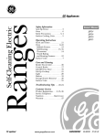GE JBP24 QuickClean Electric Kitchen Range