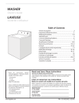 Frigidaire GSWS9719A Top Load Washer