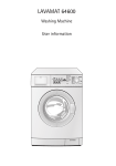 AEG L64600 Front Load Washer
