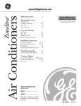 GE Zoneline AZ55H12D Air Conditioner