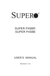 SuperMicro SUPER SBE (P4SBE) Motherboard