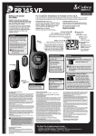 Cobra MicroTalk PR 145-2 VP 2