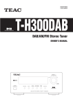 Teac T-H300 2 Channels Tuner - T