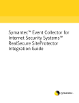 Symantec Event Collector for Internet Security Systems RealSecure SiteProtector for PC