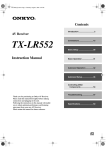 Onkyo TX-LR552 6.1 Channels Receiver