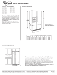 Whirlpool ED7FHEXM Side by Side Refrigerator