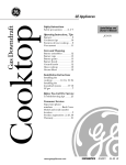 GE 36 in. JGP656 Gas Cooktop