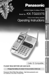 Panasonic KX-TG2237 2.4GHz Digital Cordless Phone (PHKXTG2237)