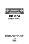 Durabrand DB1200 CD Player