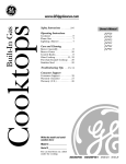 GE 30 in. Profile JGP933 Gas Cooktop